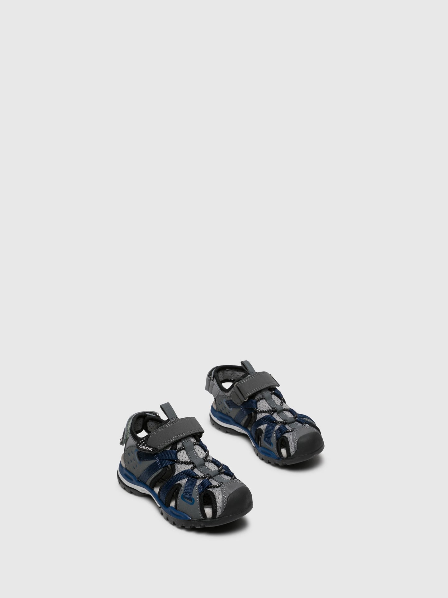Geox Gray Velcro Sandals